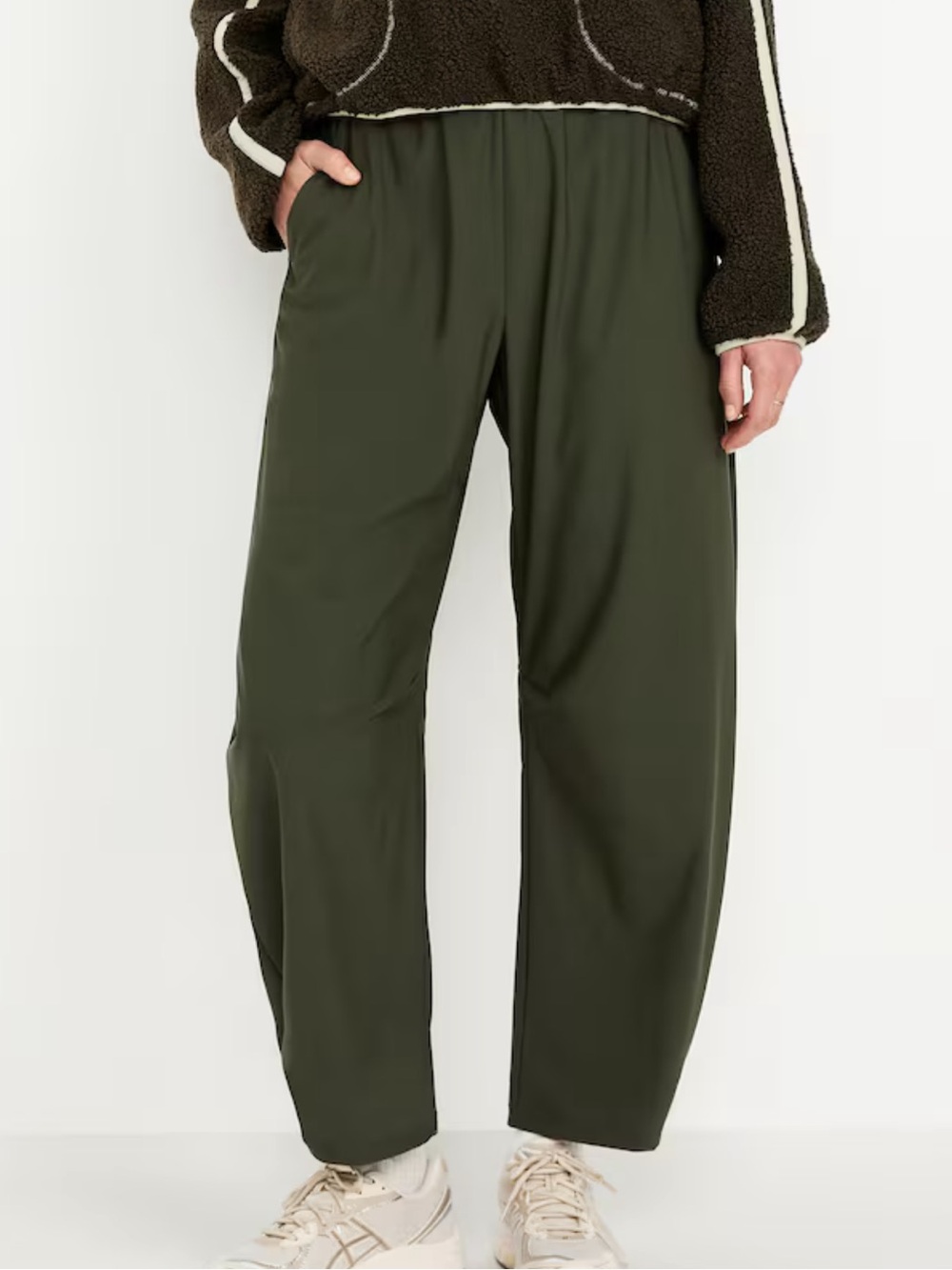 High Waisted SleekTech Barrel Ankle Pant